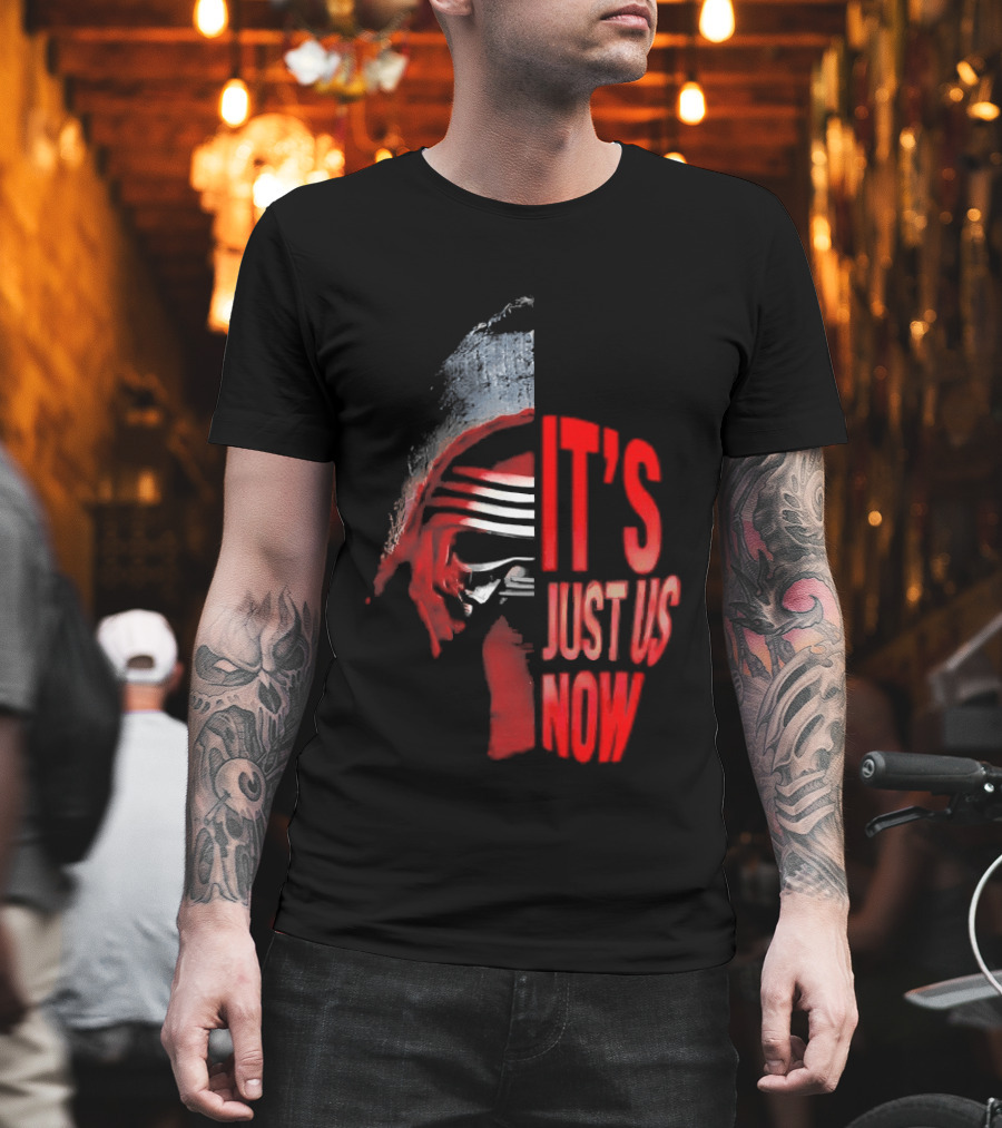 Kylo Ren It's Just Us Now Red Mask T-Shirt