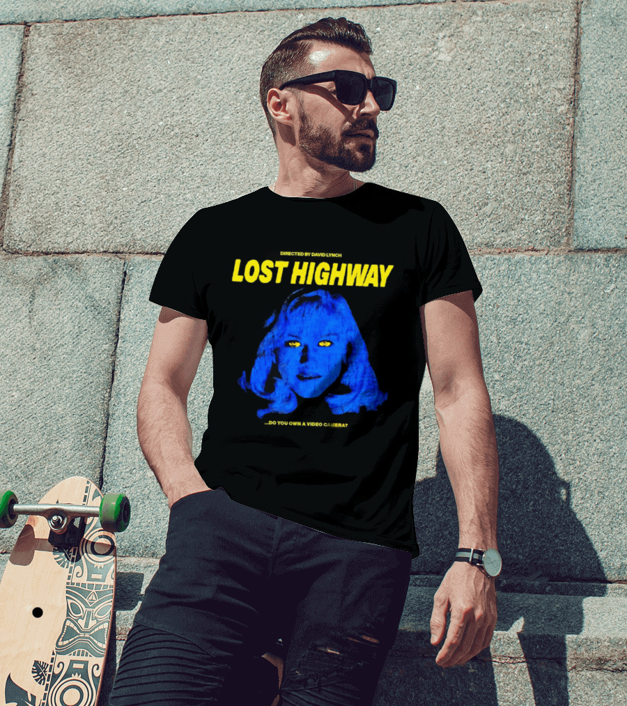 Lost Highway David Lynch Film Blue Face T-Shirt