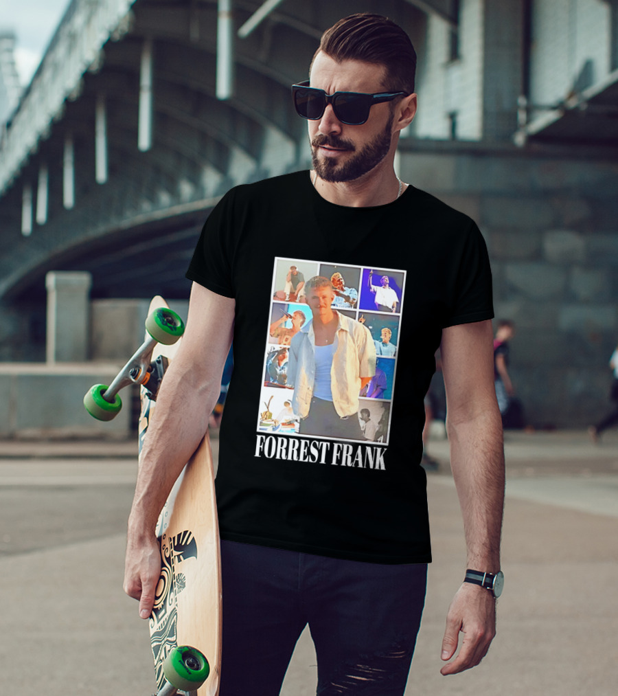 Forrest Frank Tour 2023 Live Performance Collage T-Shirt