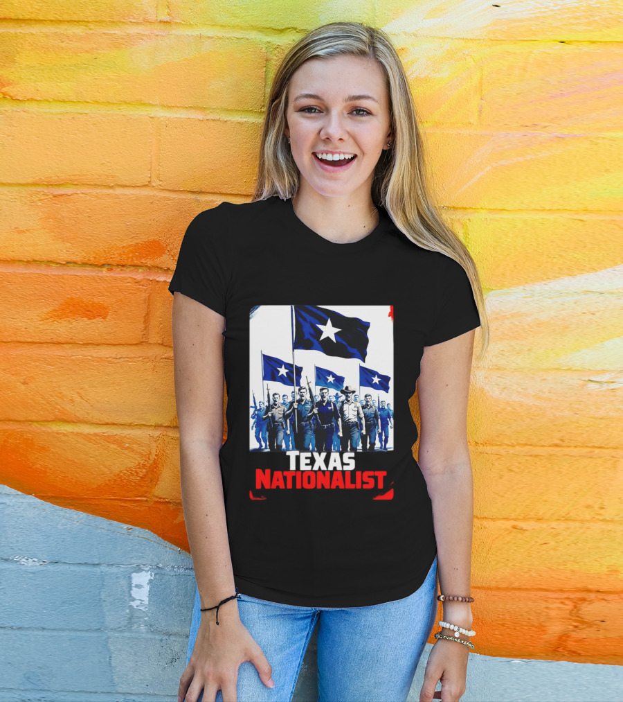 Texas Nationalist A New Texas Revolution Is Coming Patriotic Flag T-Shirt