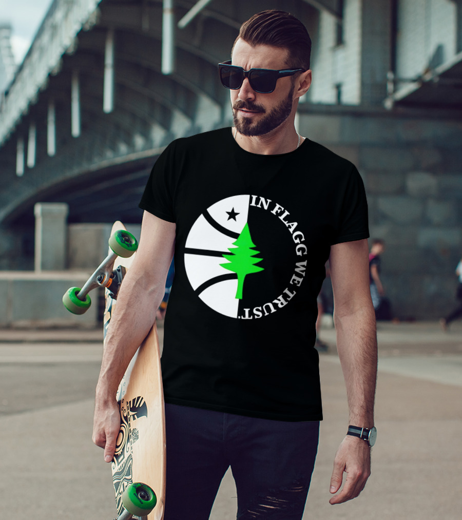 Naji Marshall In Flagg We Trust Basketball Tree Star T-Shirt