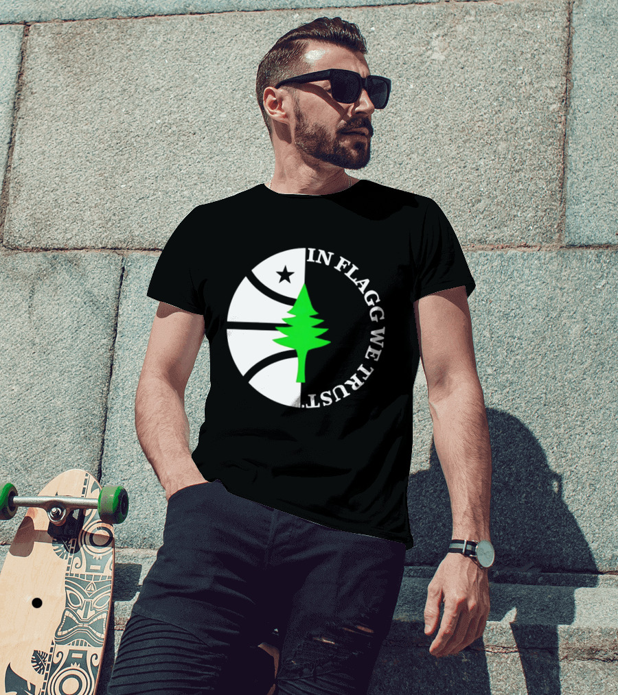 Naji Marshall In Flagg We Trust Basketball Tree Star T-Shirt