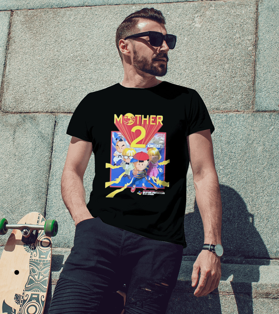 Mother 2 EarthBound Super Famicom Characters Japan T-Shirt
