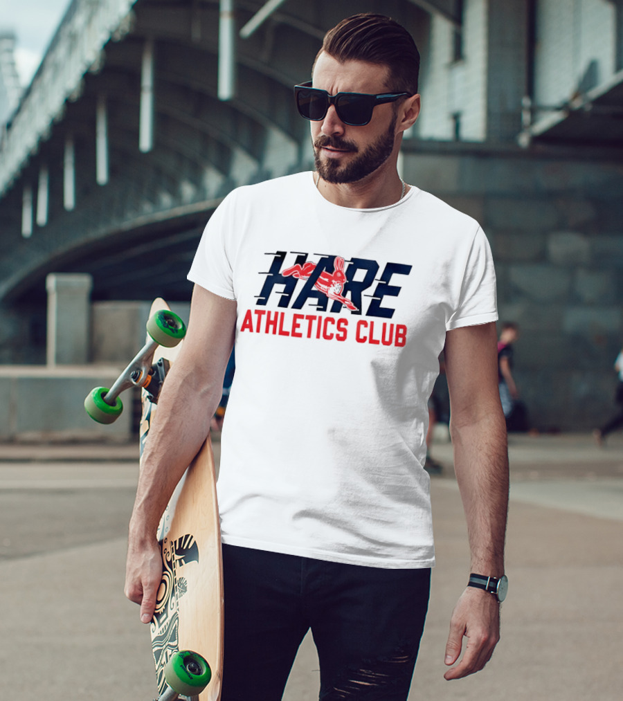 Hare Athletics Club Hare Running Hurdle Speed Training T-Shirt