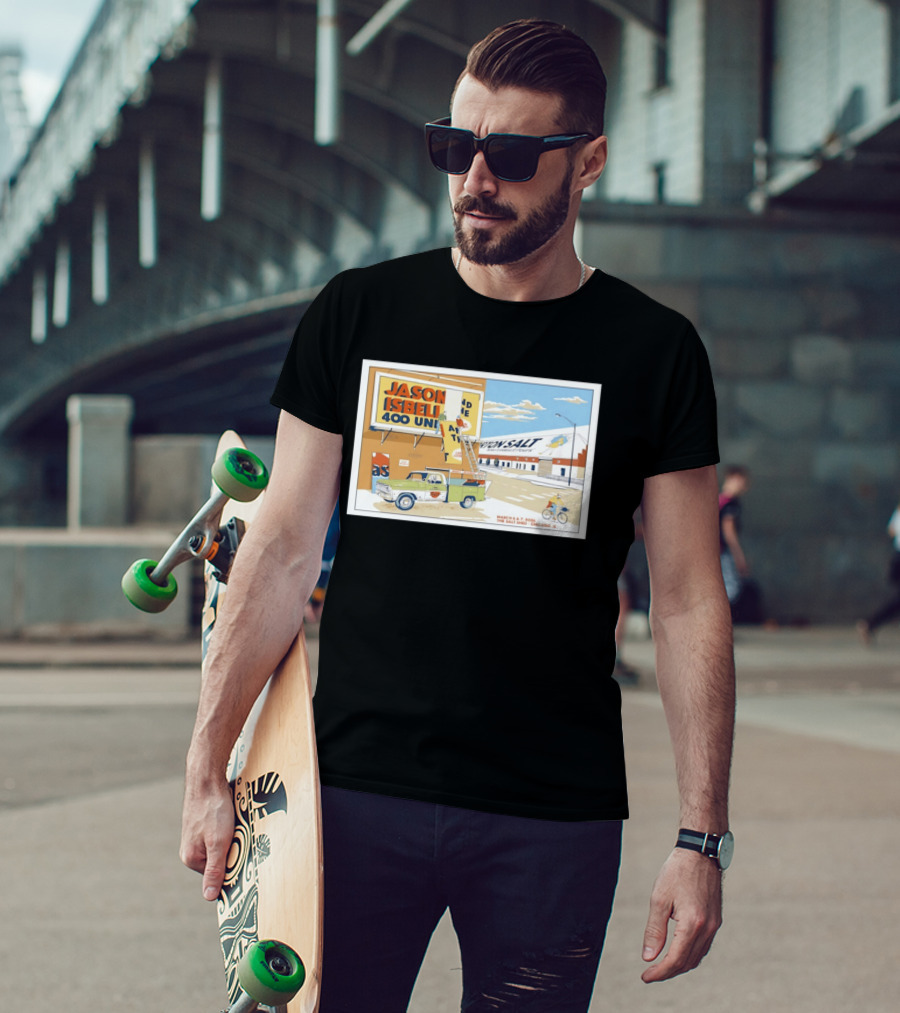 Jason Isbell And The 400 Unit March 6 7 2026 The Salt Shed Chicago IL Tour Vintage Truck Billboard Scene T-Shirt