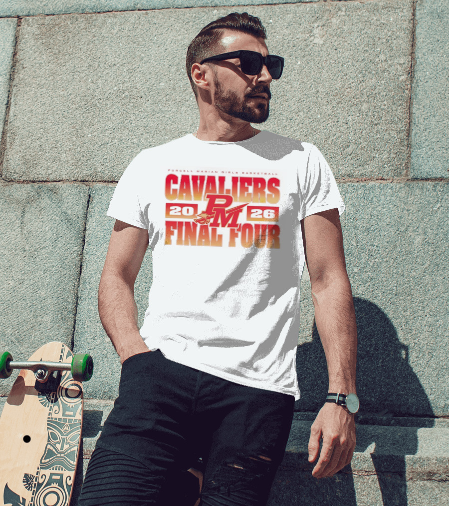 Cavaliers PM 2026 Final Four Purcell Marian Girls Basketball T-Shirt