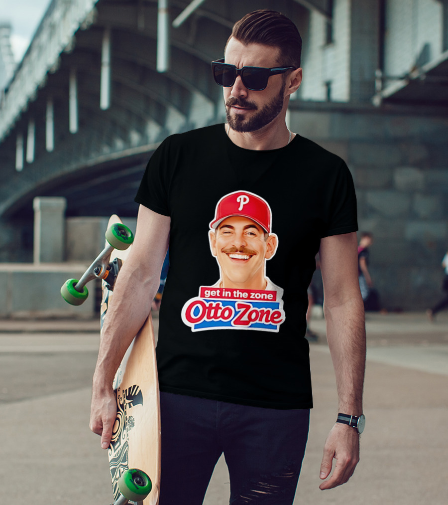 Philadelphia Phillies Mike Schmidt Get In The Zone Otto Zone T-Shirt