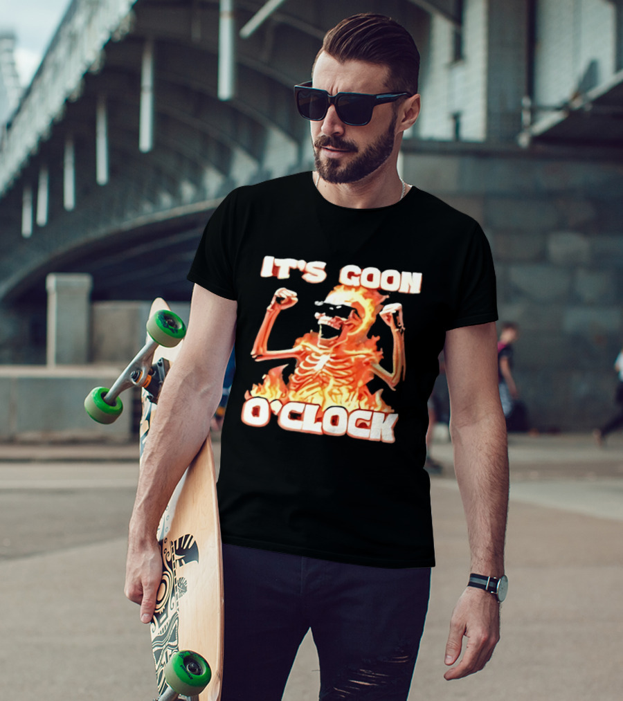It's Goon O' Flaming Skeleton Fist Pump T-Shirt