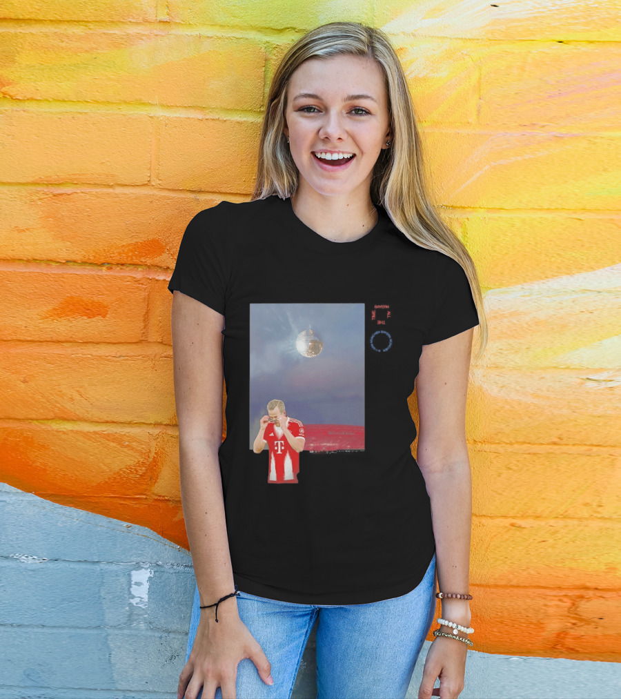 Harry Kane Bayern Munich Disco Ball Football T-Shirt