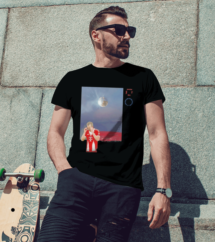 Harry Kane Bayern Munich Disco Ball Football T-Shirt