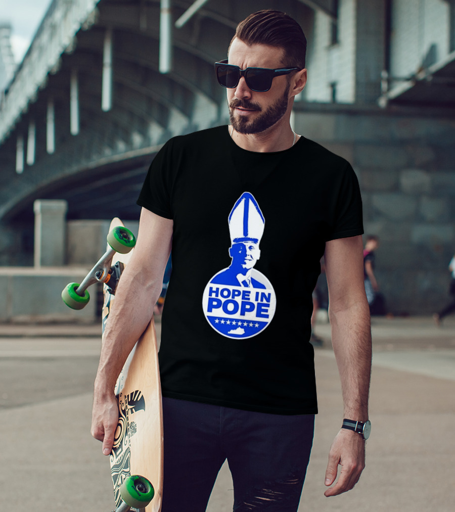 Hope In Pope Kentucky Wildcats Baseball Fan T-Shirt