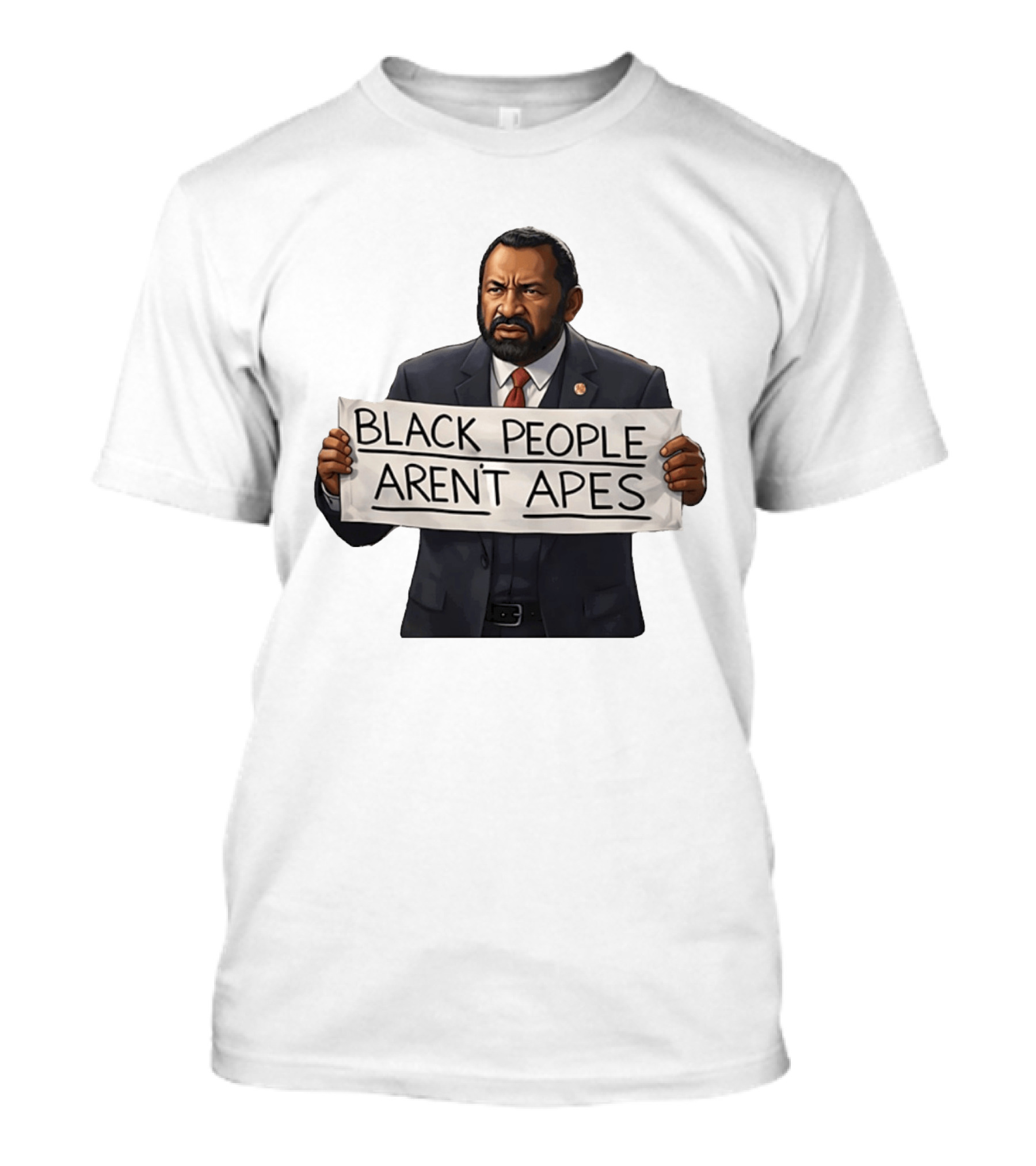 Black People Aren't Apes Congressman Al Green State Of The Union Sign T-Shirt