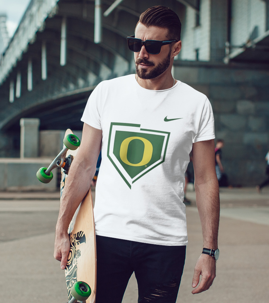 Oregon Primetime Baseball Legend Nike O Mark T-Shirt