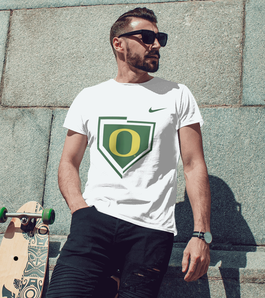 Oregon Primetime Baseball Legend Nike O Mark T-Shirt