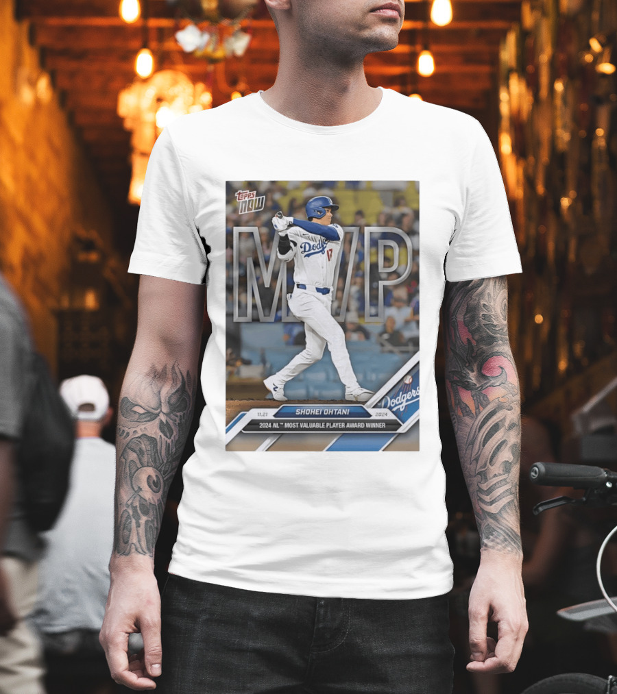 Shohei Ohtani 2024 NL Most Valuable Player Dodgers Baseball MVP T-Shirt