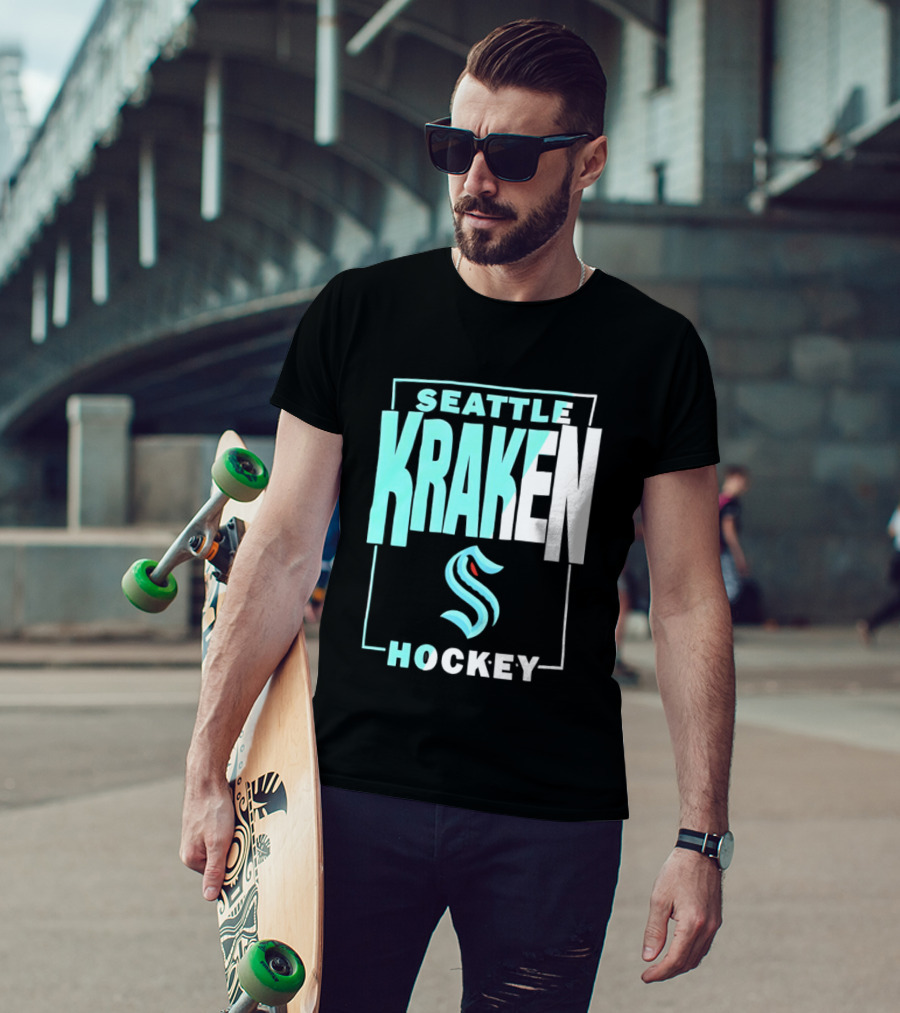 Seattle Kraken S Logo Hockey Team Spirit T-Shirt