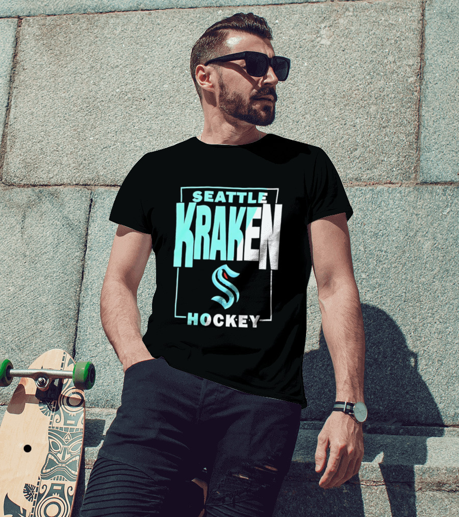 Seattle Kraken S Logo Hockey Team Spirit T-Shirt