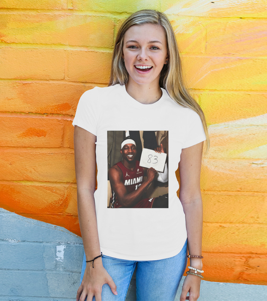 Bam Adebayo 83 Points Miami Heat Tribute NBA Legend Wilt Chamberlain T-Shirt