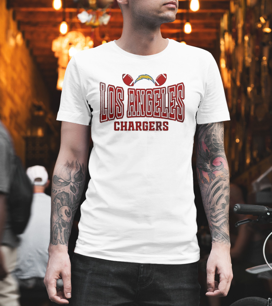 Los Angeles Chargers Sorry Ladies My Heart Belongs Valentine's Day T-Shirt