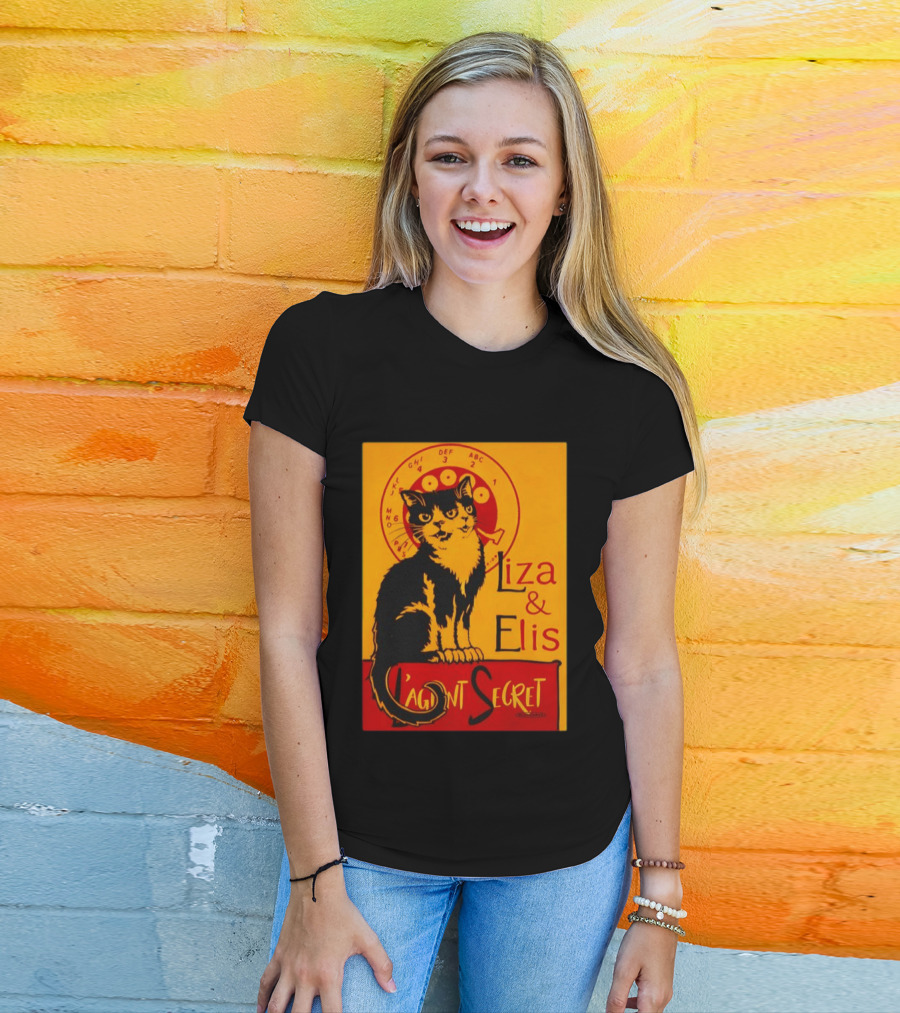 Liza E Elis Gata L'Agent Secret T-Shirt