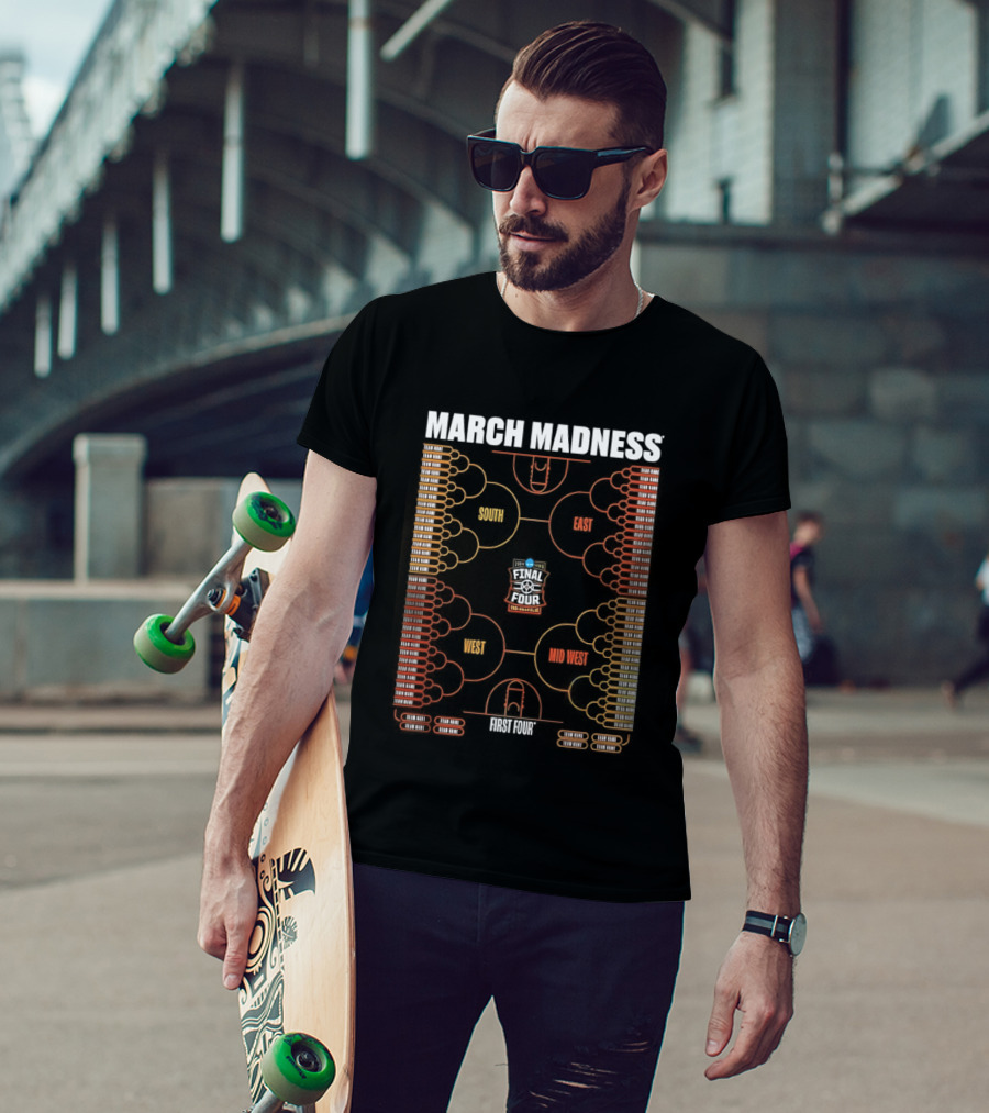 March Madness NCAA Men's Basketball Tournament 2026 Bracket Championship T-Shirt