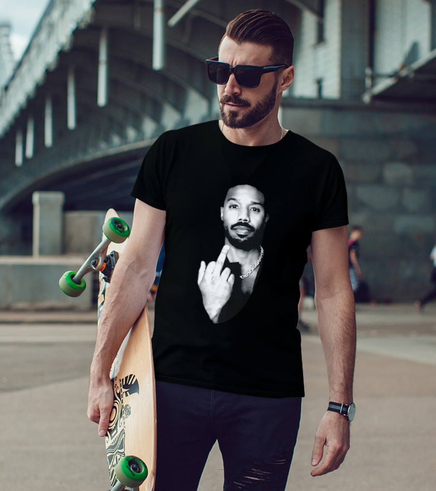 Michael B. Jordan Best Actor 2026 Oscar Middle Finger T-Shirt