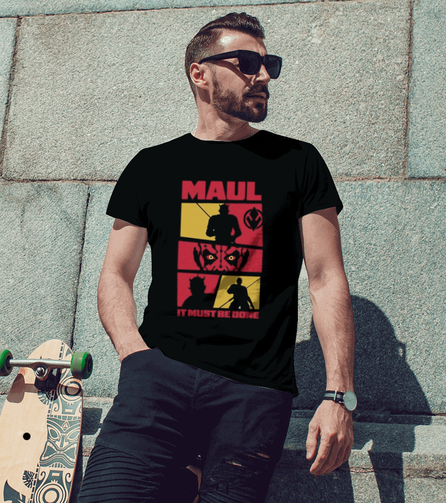 Maul Shadow Lord It Must Be Done Star Wars T-Shirt