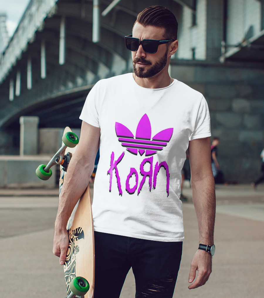 Korn Euro Tour 2026 Adidas Trefoil T-Shirt