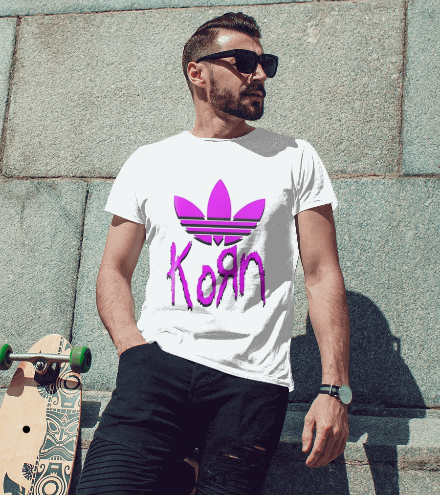 Korn Euro Tour 2026 Adidas Trefoil T-Shirt