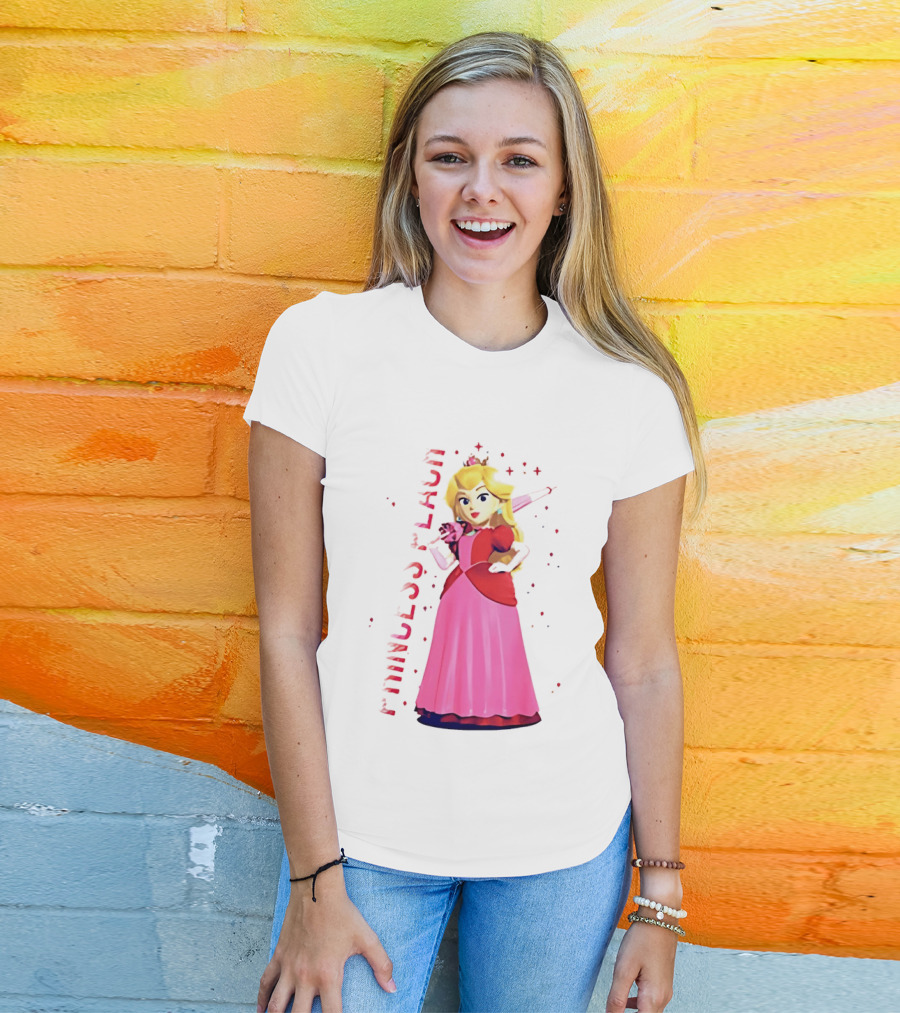Princess Peach Animated Character Princess Peach The Movie T-Shirt