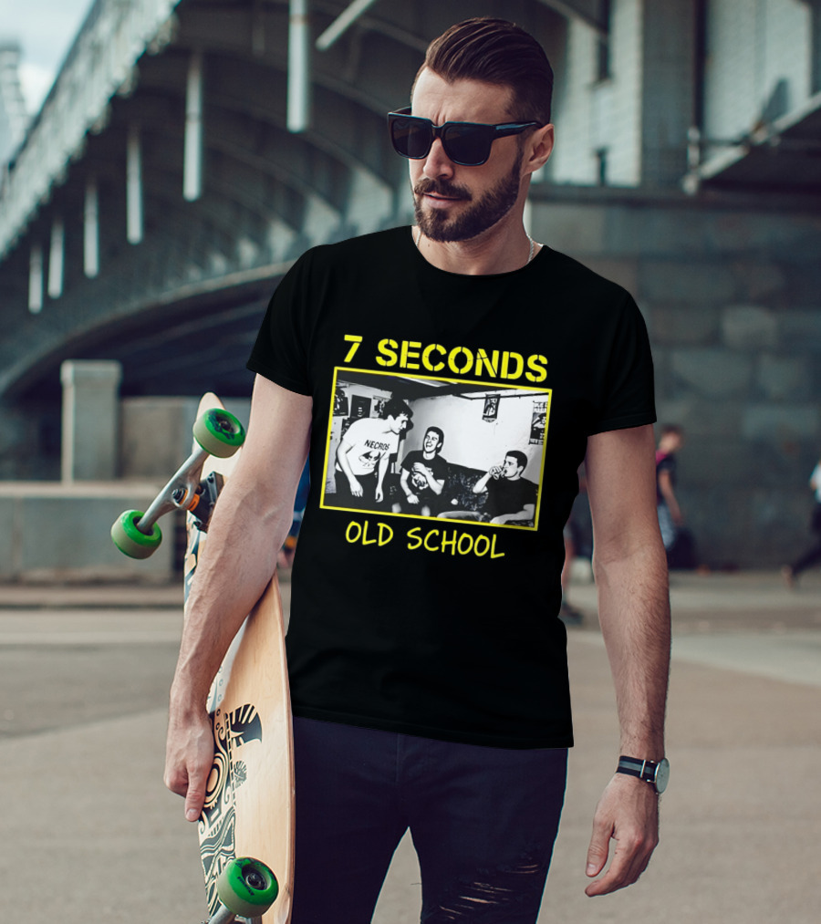 7 Seconds Old School Necros Punk Band Scene T-Shirt