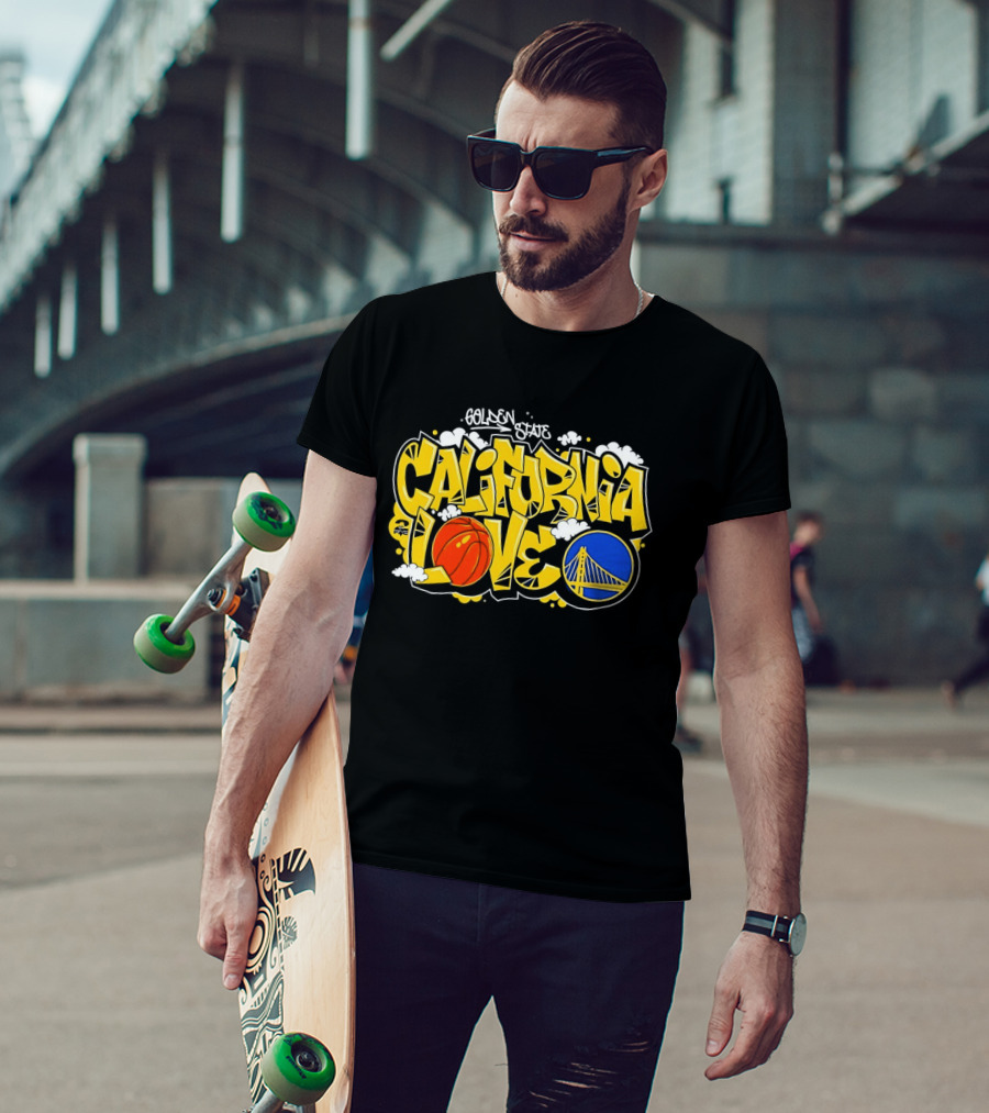 Golden State California Love Warriors Basketball T-Shirt