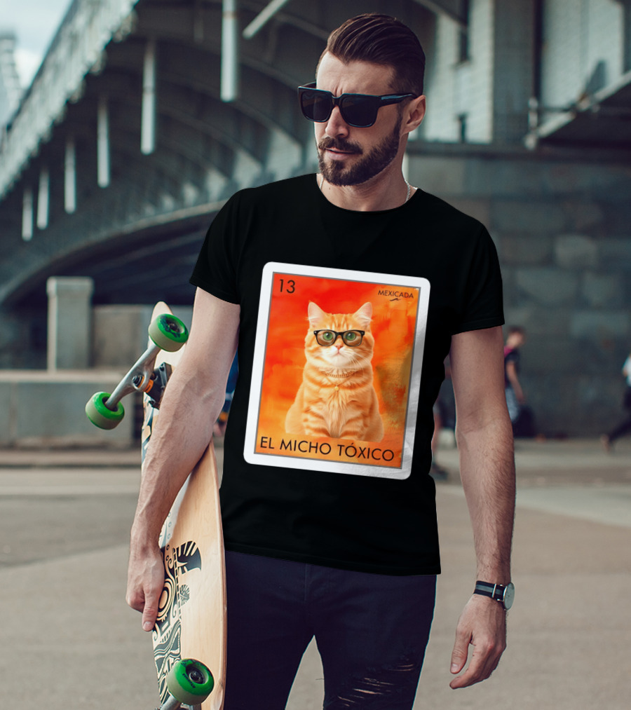 El Micho Tóxico Gato Mexicada 13 T-Shirt