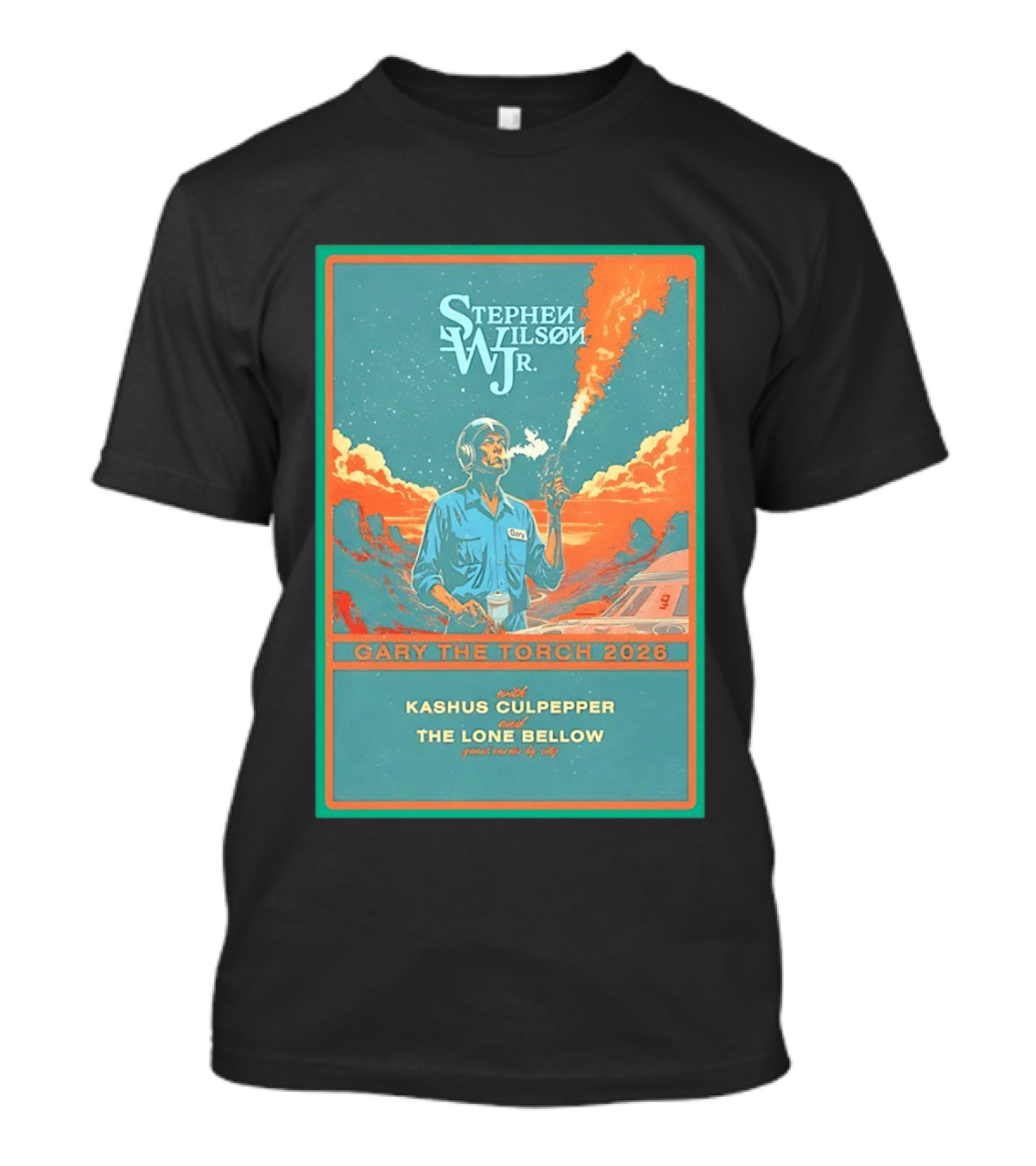 Stephen Wilson JR. Gary The Torch 2026 Tour Kashus Culpepper The Lone Bellow T-Shirt