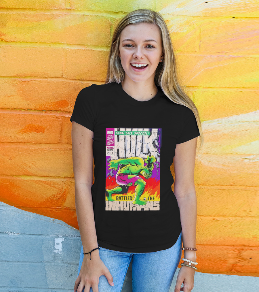 The Incredible Hulk King Size Special Battles The Inhumans Marvel Comics Group 1968 Cover T-Shirt