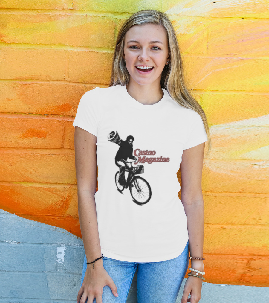Baby Keem Limited Edition Casino Magazine Cyclist T-Shirt