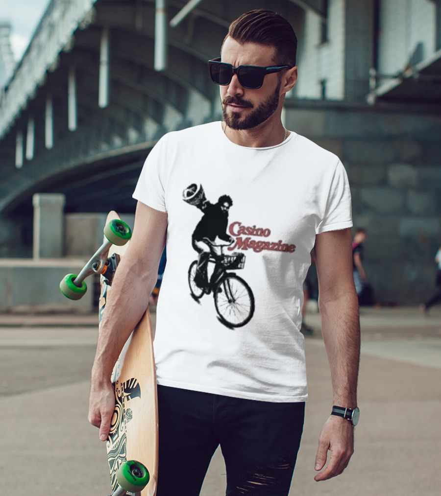 Baby Keem Limited Edition Casino Magazine Cyclist T-Shirt