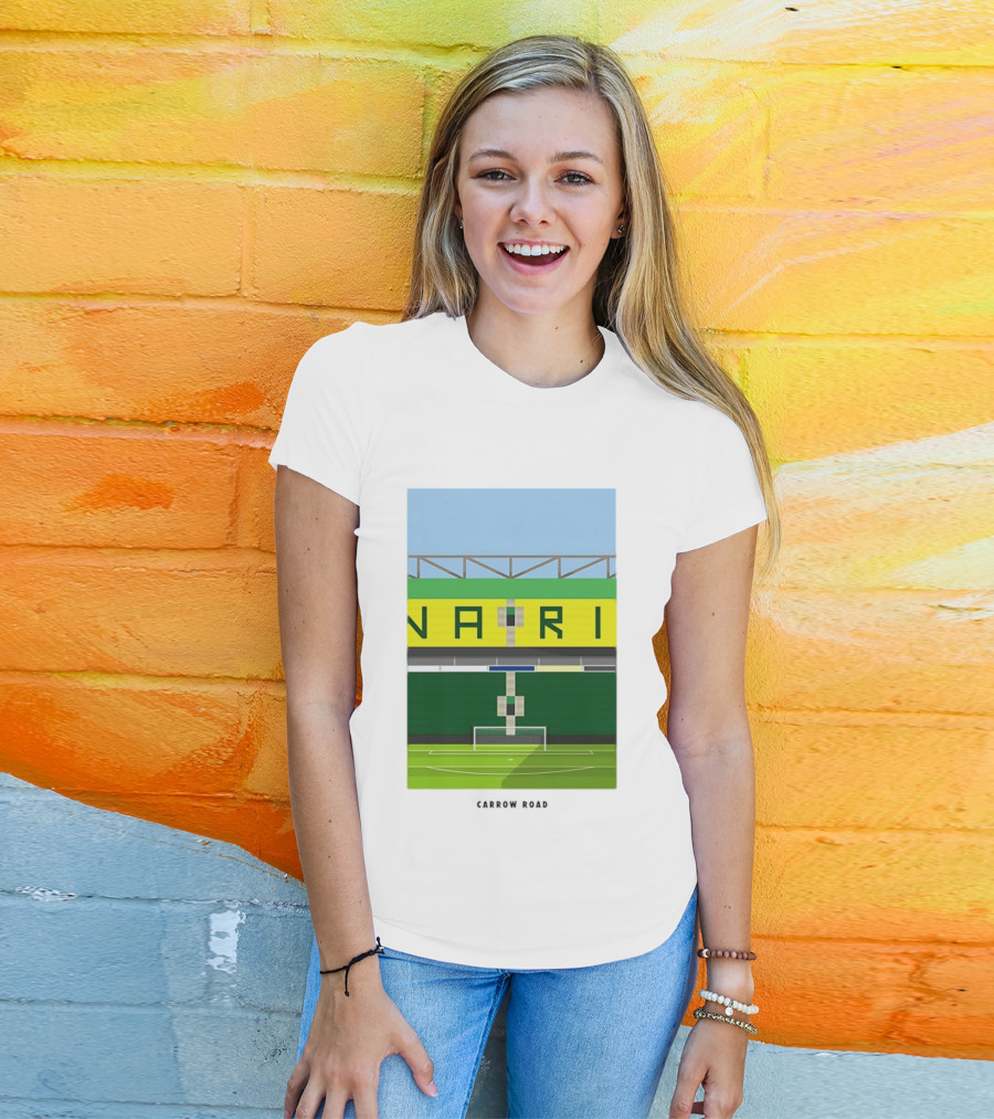The Canaries Carrow Road Stadium Iconic Architecture T-Shirt