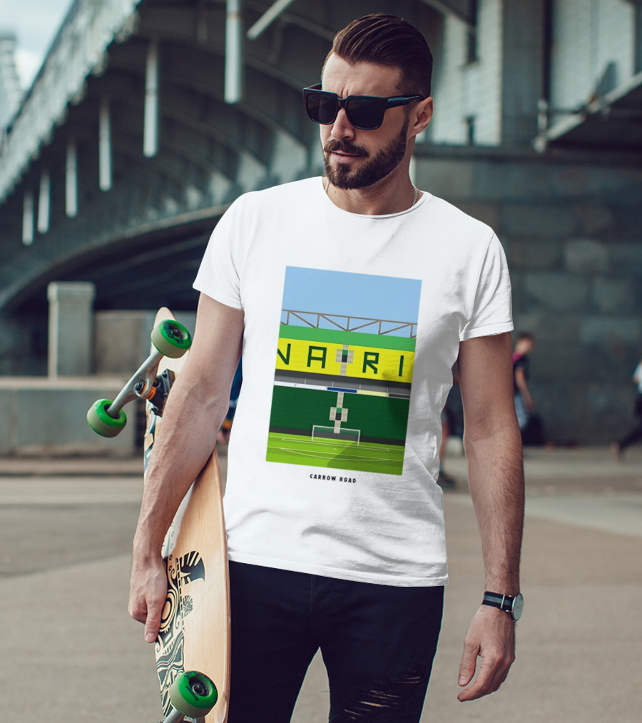 The Canaries Carrow Road Stadium Iconic Architecture T-Shirt