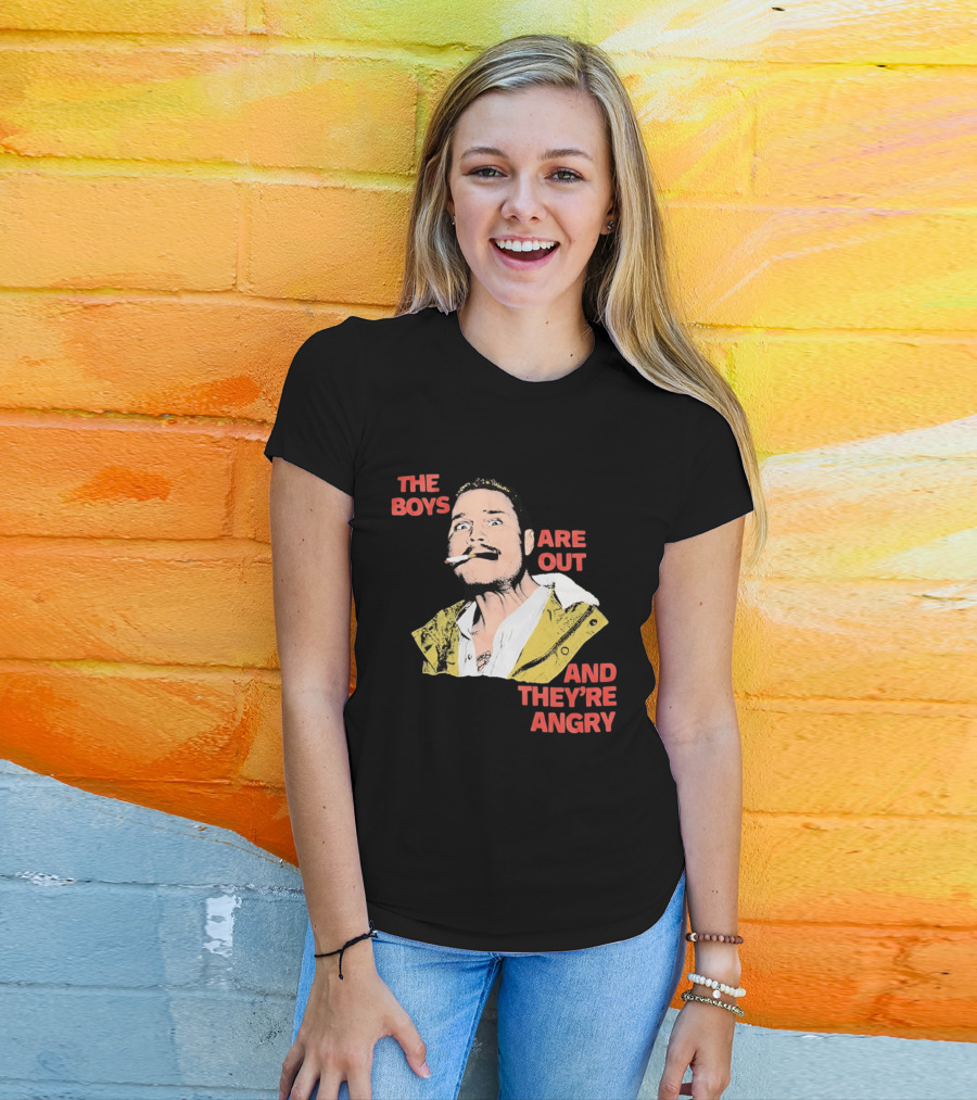 Zach Bryan The Boys Are Out And They're Angry Bold Comic T-Shirt