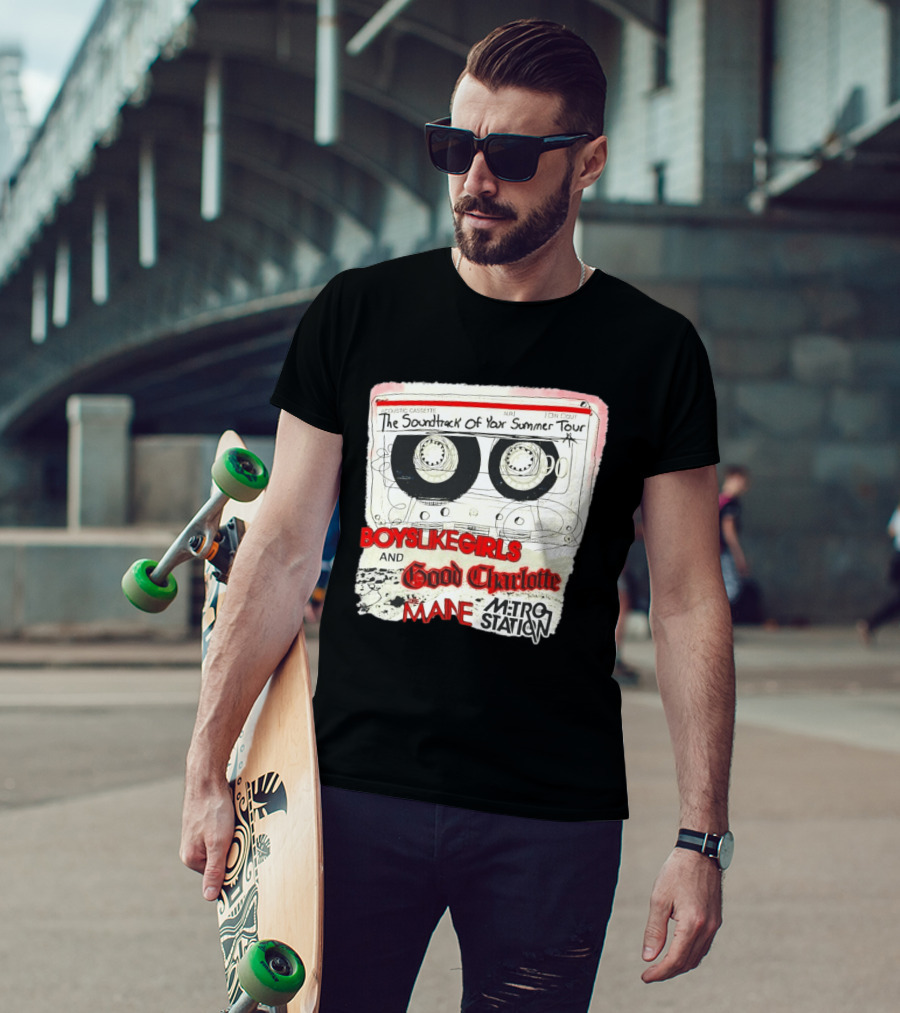 The Soundtrack Of Your Summer Tour Boys Like Girls Good Charlotte The Maine Metro Station T-Shirt