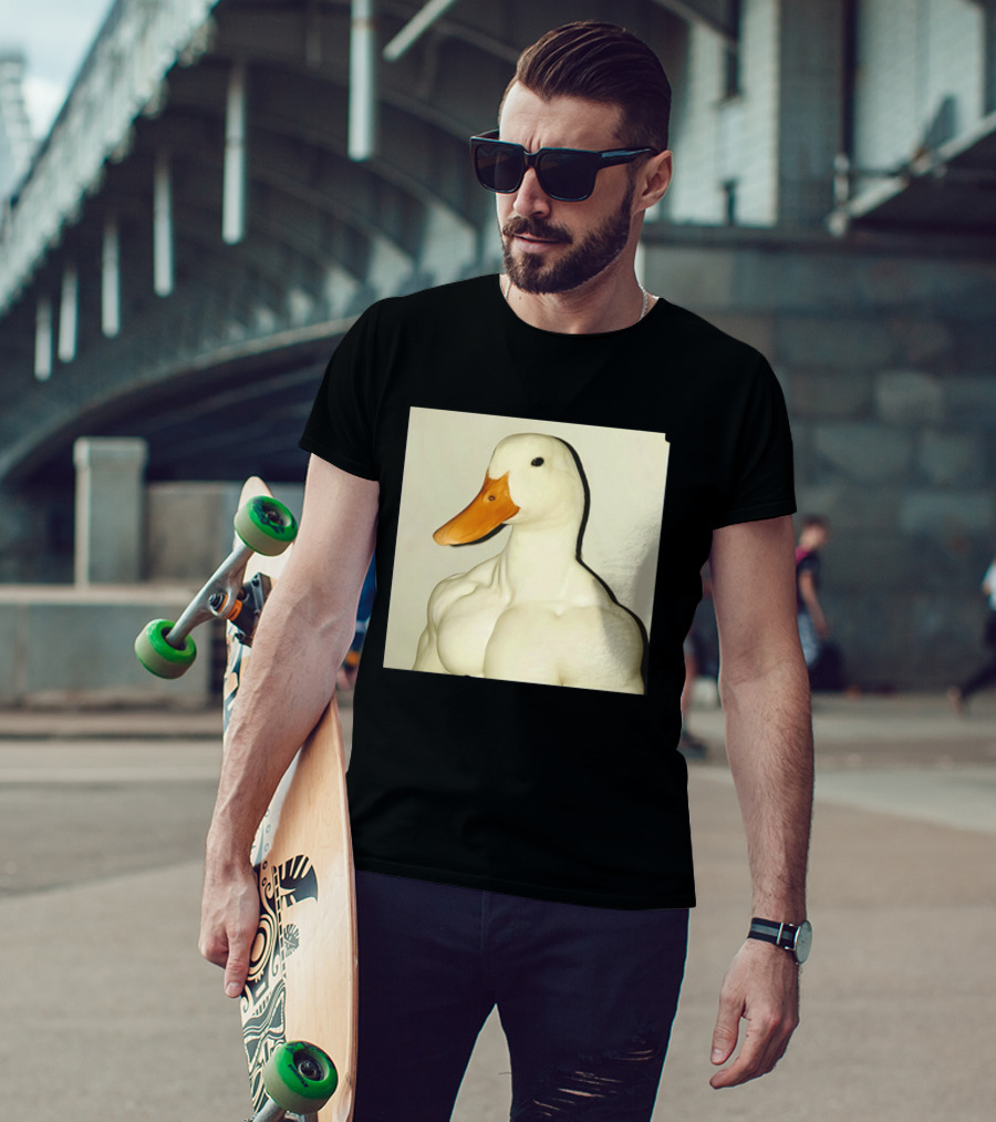 Muscle Goose Meme Buff Animal Bodybuilder Goose T-Shirt
