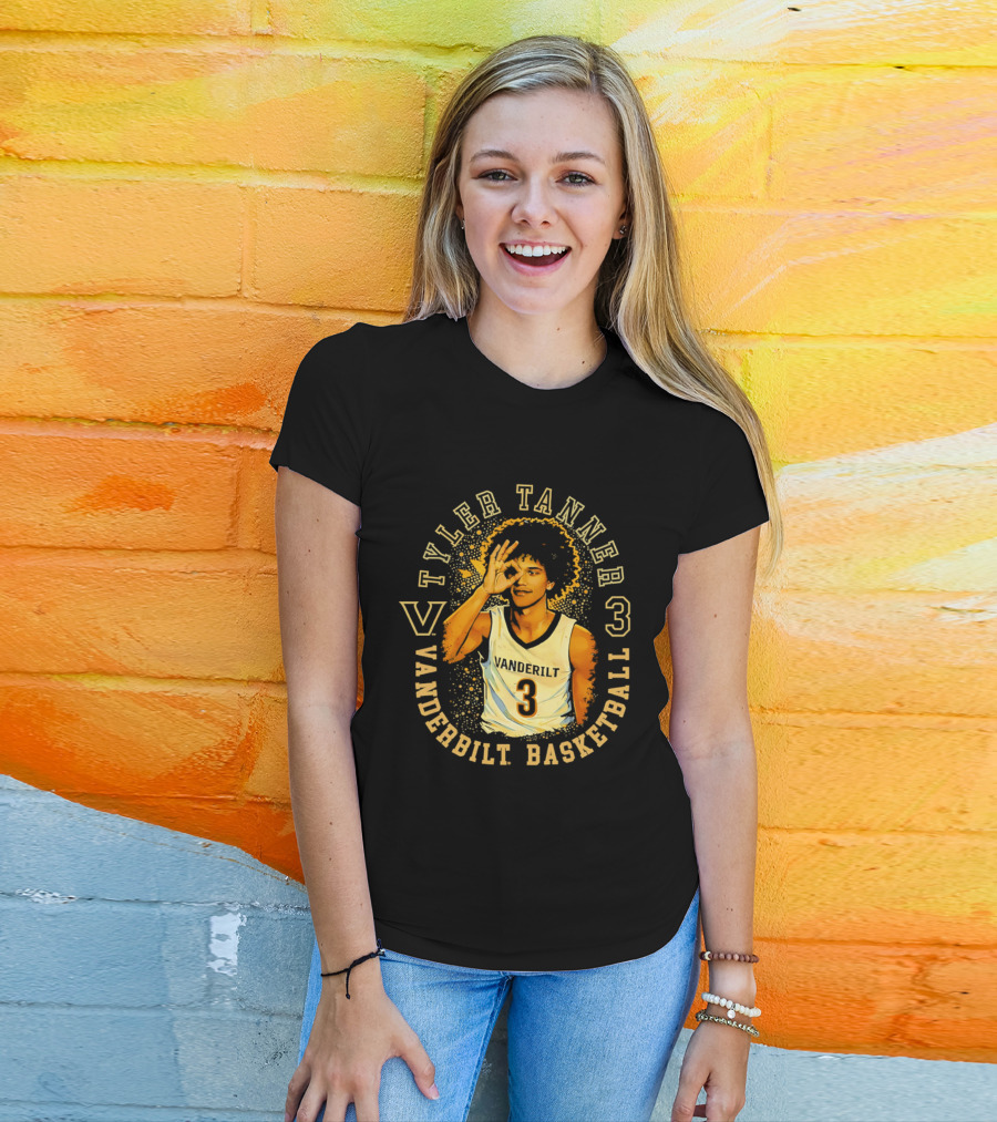 Tyler Tanner Vanderbilt Basketball 3 Commodores T-Shirt