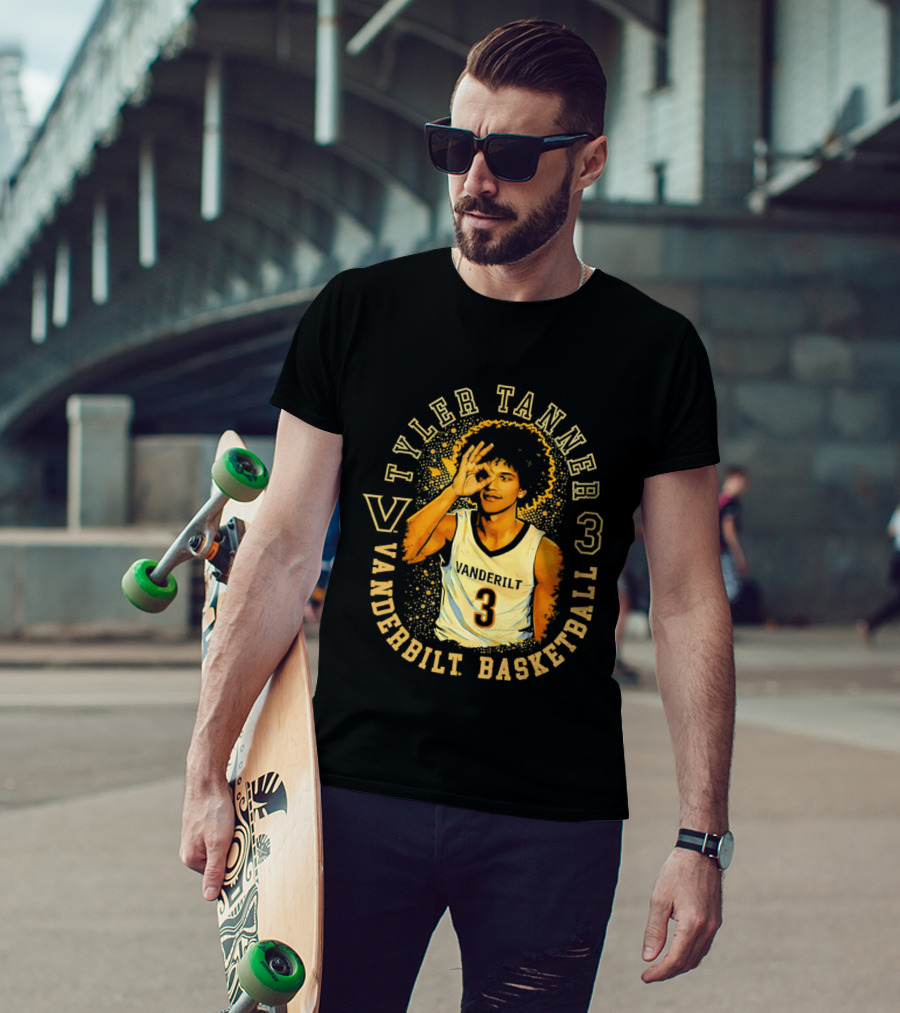 Tyler Tanner Vanderbilt Basketball 3 Commodores T-Shirt