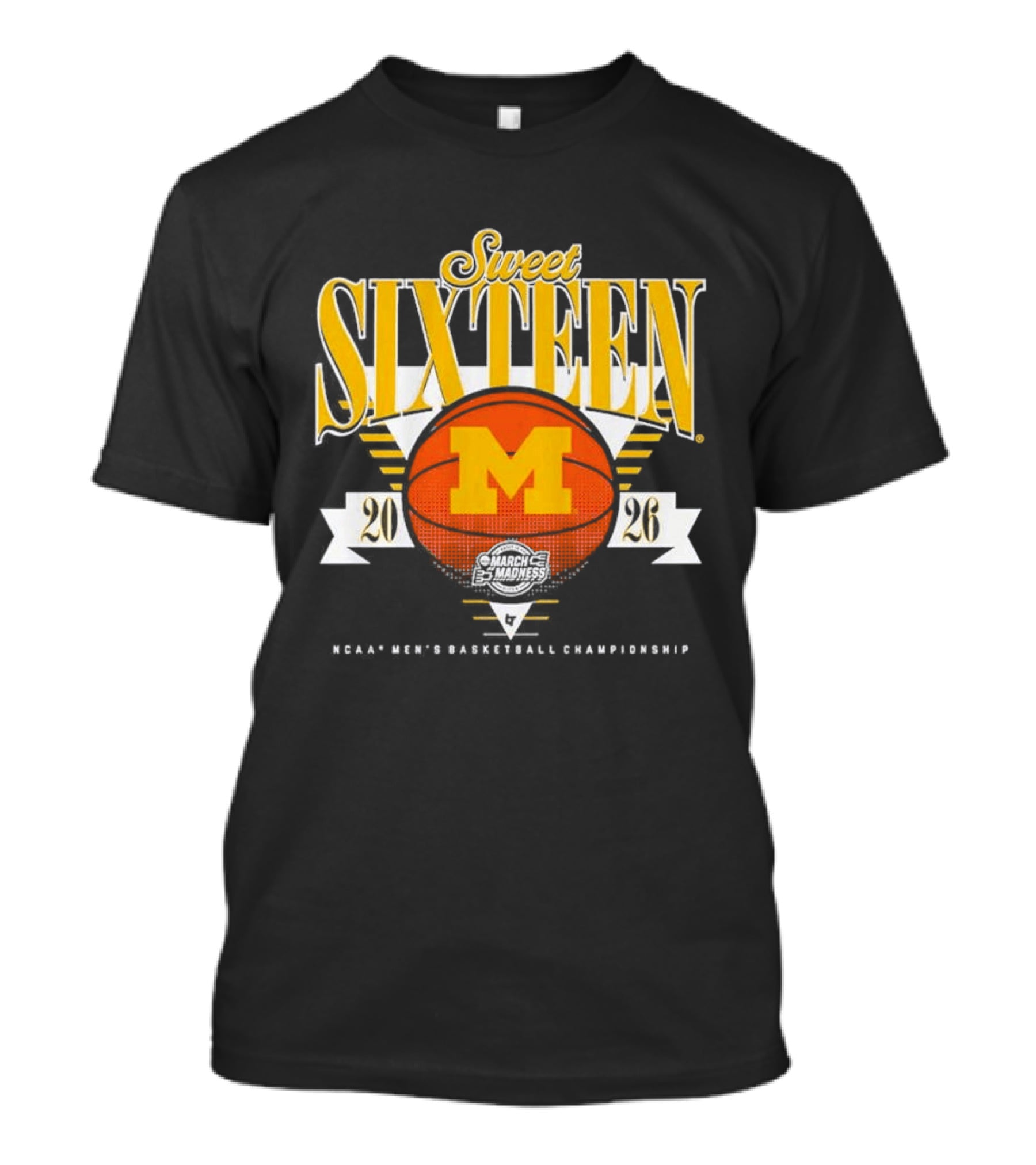 Michigan Sweet Sixteen MBB 2026 NCAA Tournament Basketball Championship T-Shirt