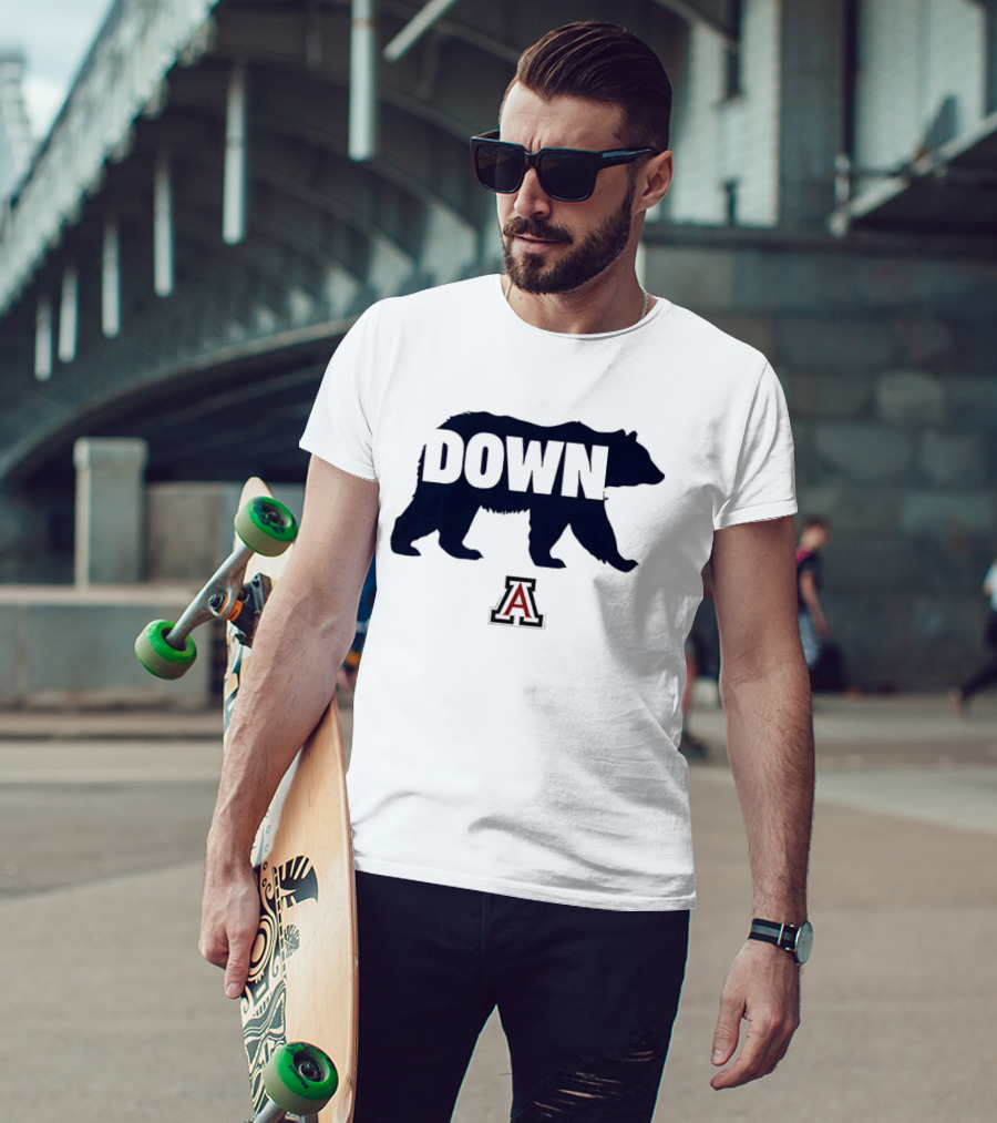 Arizona Wildcats Bear Down Basketball A T-Shirt