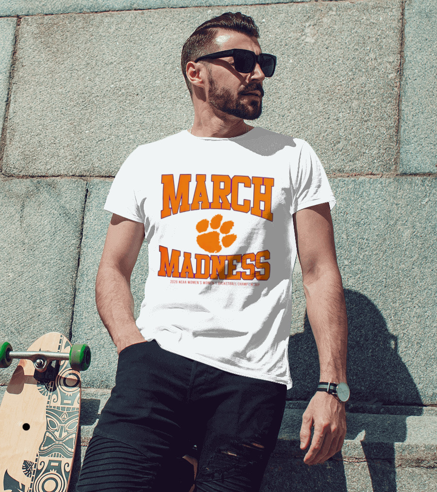 Clemson Tigers Women's Basketball NCAA March Madness 2026 Championship T-Shirt