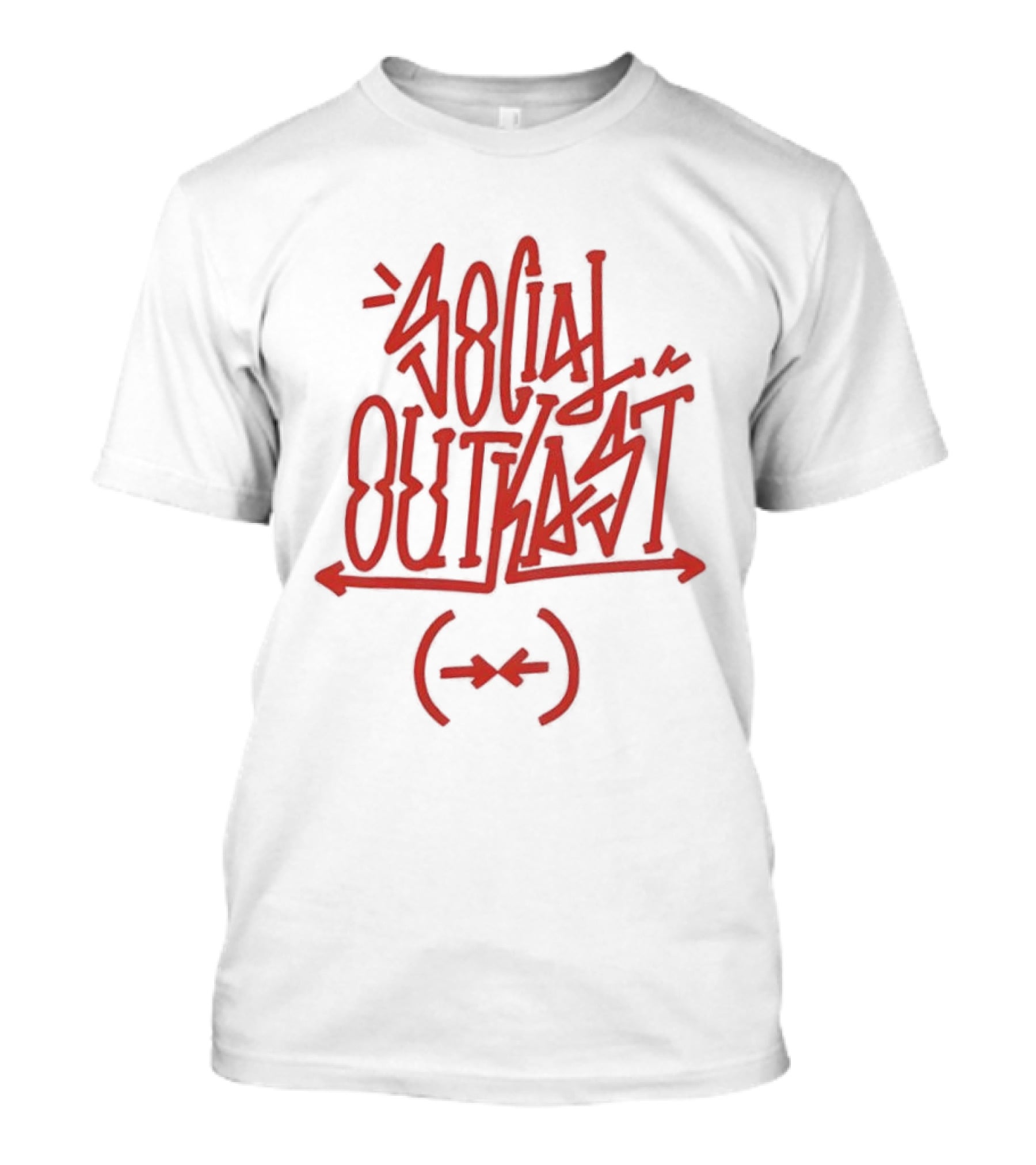 Social Outkast Red Tag Emojis <strong>/##\</strong> T-Shirt