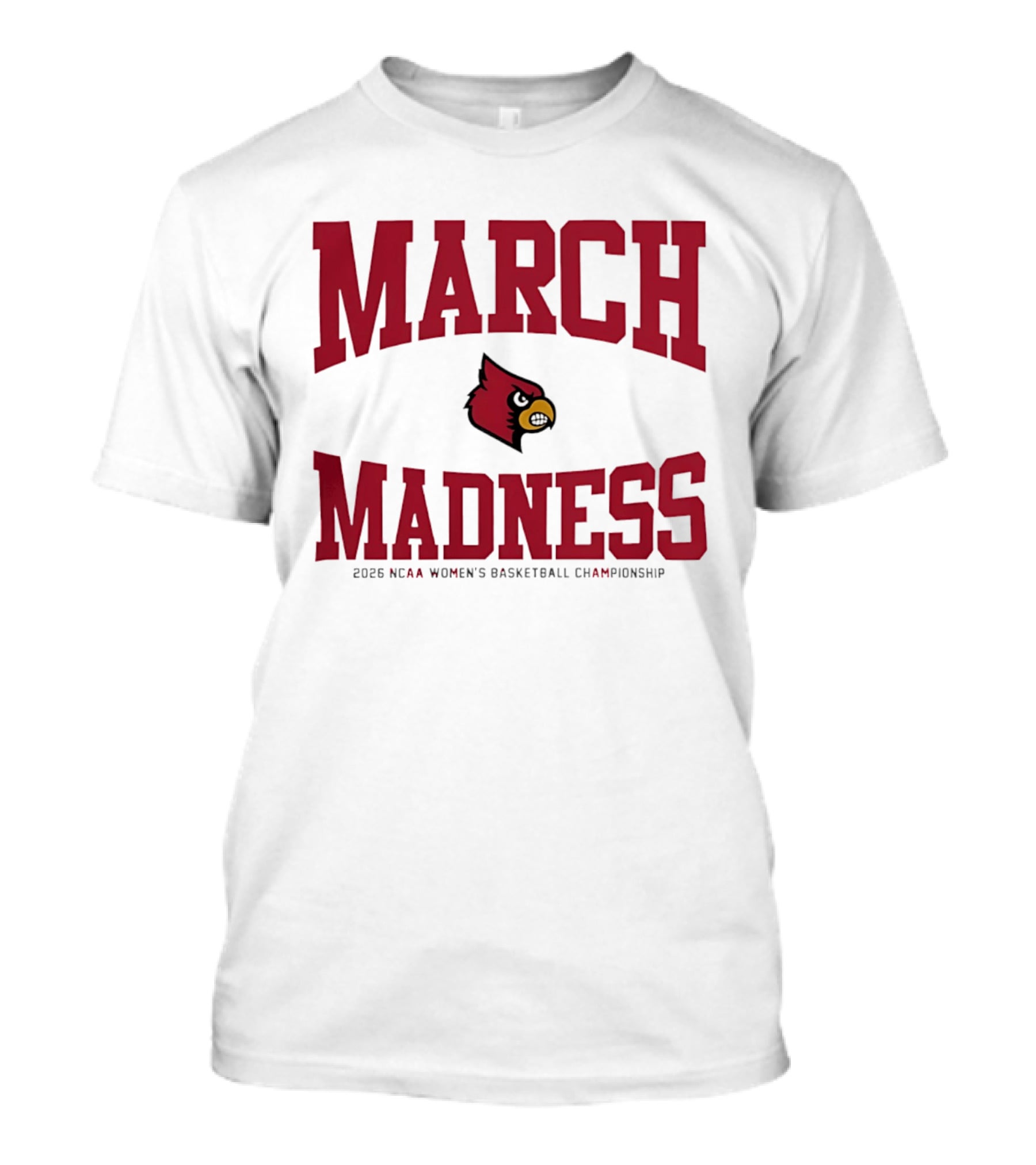 Louisville Cardinals 2026 NCAA Women's Basketball March Madness Championship T-Shirt