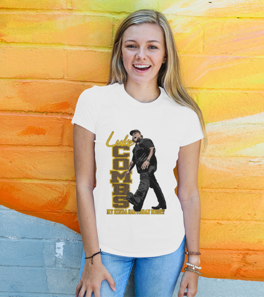 Luke Combs My Kinda Saturday Night Tour 2026 Sideline Collection T-Shirt